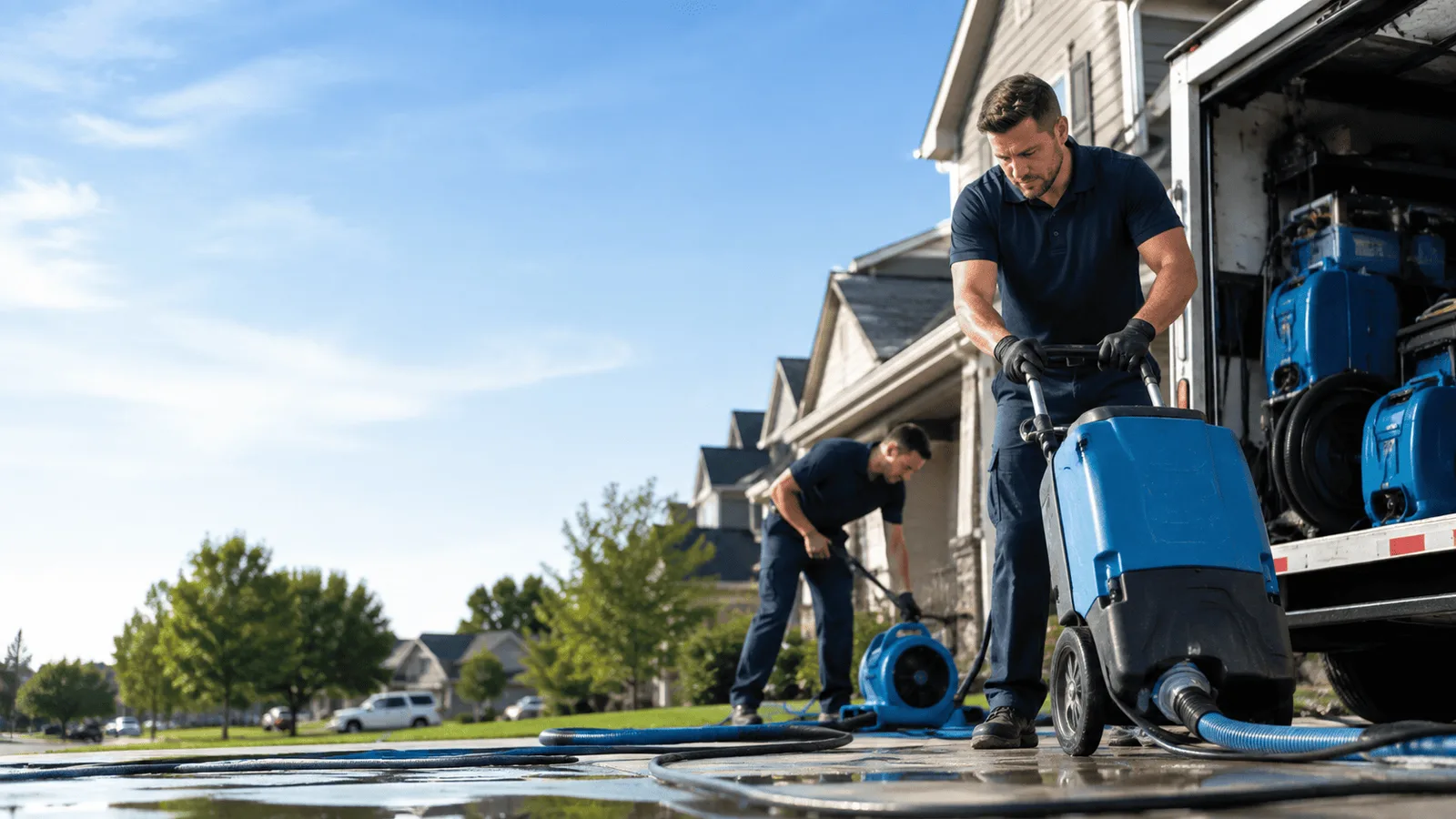 Dehumidification being performed in De Leon Springs, FL
